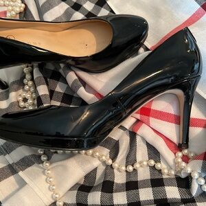 3” Pumps Black Patent Leather Size 8.5